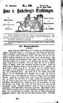 Hans von Hackelberg's Erzählungen Sonntag 14. Mai 1865