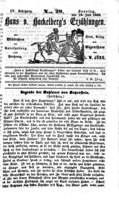 Hans von Hackelberg's Erzählungen Sonntag 16. Juli 1865