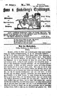 Hans von Hackelberg's Erzählungen Sonntag 15. Oktober 1865