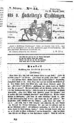 Hans von Hackelberg's Erzählungen Sonntag 26. August 1866