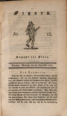 Figaro (Baierische National-Zeitung) Mittwoch 29. September 1830