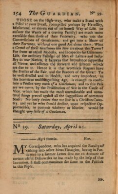 The Englishman Dienstag 25. April 1713