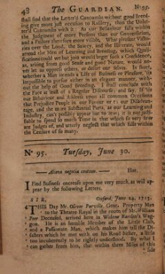 The Englishman Freitag 30. Juni 1713