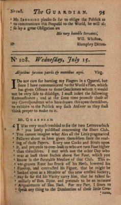 The Englishman Samstag 15. Juli 1713