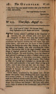 The Englishman Sonntag 13. August 1713