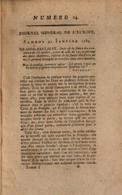 Journal général de l'Europe ou Mercure national et étranger Samstag 31. Januar 1789