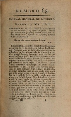 Journal général de l'Europe ou Mercure national et étranger Samstag 30. Mai 1789