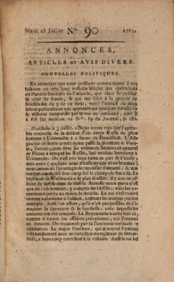 Journal général de l'Europe ou Mercure national et étranger Dienstag 28. Juli 1789