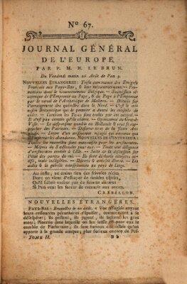 Journal général de l'Europe ou Mercure national et étranger Freitag 26. August 1791