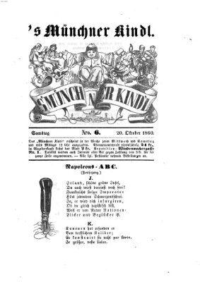 's Münchner Kindl Samstag 20. Oktober 1860