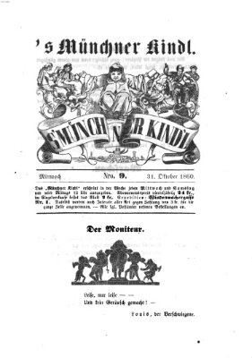 's Münchner Kindl Mittwoch 31. Oktober 1860