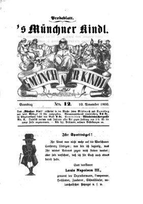 's Münchner Kindl Samstag 10. November 1860