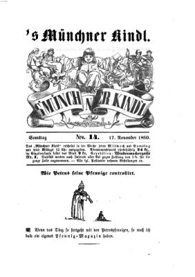 's Münchner Kindl Samstag 17. November 1860