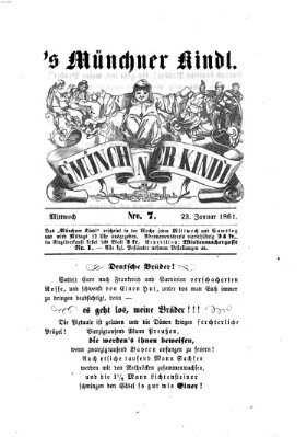 's Münchner Kindl Mittwoch 23. Januar 1861