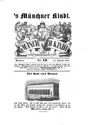 's Münchner Kindl Samstag 16. Februar 1861