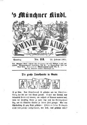 's Münchner Kindl Samstag 23. Februar 1861