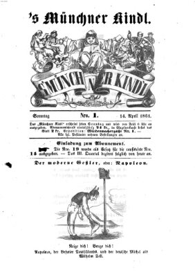 's Münchner Kindl Sonntag 14. April 1861