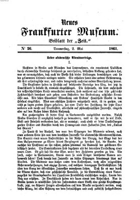 Neues Frankfurter Museum Donnerstag 2. Mai 1861