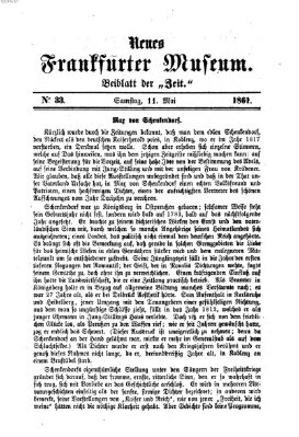 Neues Frankfurter Museum Samstag 11. Mai 1861