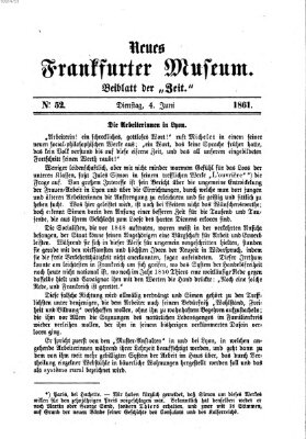 Neues Frankfurter Museum Dienstag 4. Juni 1861