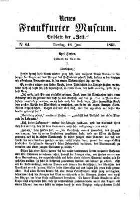 Neues Frankfurter Museum Dienstag 18. Juni 1861