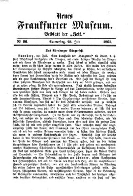 Neues Frankfurter Museum Donnerstag 25. Juli 1861