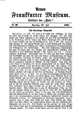 Neues Frankfurter Museum Samstag 27. Juli 1861