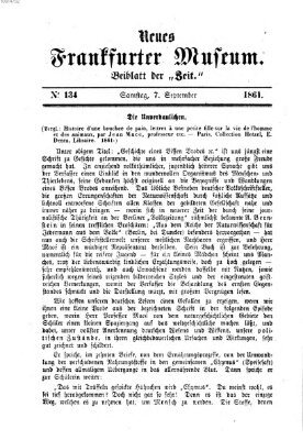 Neues Frankfurter Museum Samstag 7. September 1861