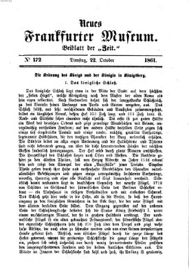 Neues Frankfurter Museum Dienstag 22. Oktober 1861