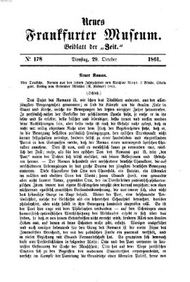 Neues Frankfurter Museum Dienstag 29. Oktober 1861