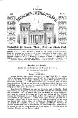 Münchener Propyläen (Bayerische Landeszeitung) Freitag 19. Februar 1869