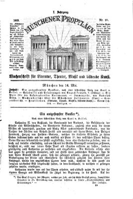 Münchener Propyläen (Bayerische Landeszeitung) Freitag 14. Mai 1869