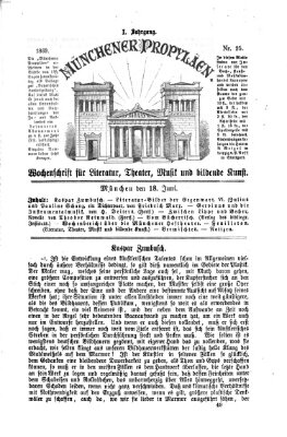 Münchener Propyläen (Bayerische Landeszeitung) Freitag 18. Juni 1869