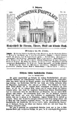 Münchener Propyläen (Bayerische Landeszeitung) Freitag 29. Oktober 1869