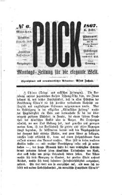 Puck Montag 4. Februar 1867
