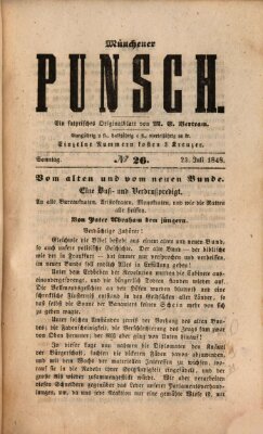 Münchener Punsch Sonntag 23. Juli 1848