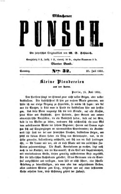 Münchener Punsch Sonntag 27. Juli 1851