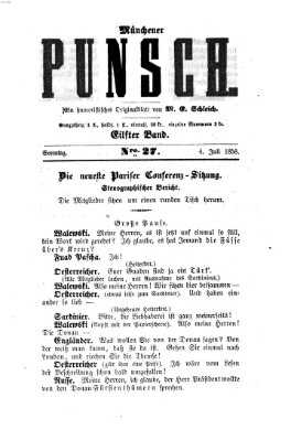 Münchener Punsch Sonntag 4. Juli 1858