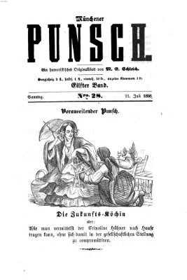 Münchener Punsch Sonntag 11. Juli 1858