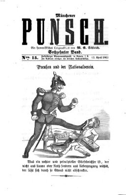 Münchener Punsch Sonntag 12. April 1863