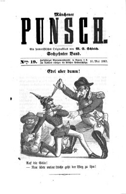 Münchener Punsch Sonntag 10. Mai 1863