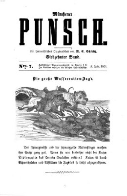 Münchener Punsch Sonntag 14. Februar 1864