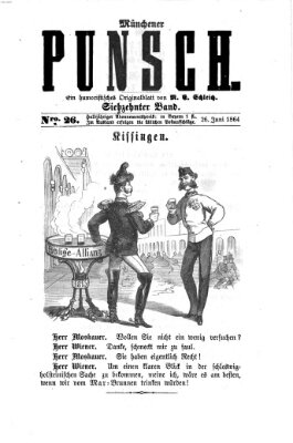 Münchener Punsch Sonntag 26. Juni 1864