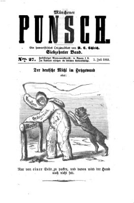 Münchener Punsch Sonntag 3. Juli 1864