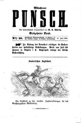 Münchener Punsch Sonntag 10. Juli 1864