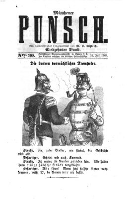 Münchener Punsch Sonntag 24. Juli 1864