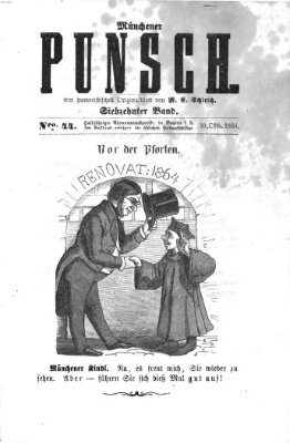 Münchener Punsch Sonntag 30. Oktober 1864