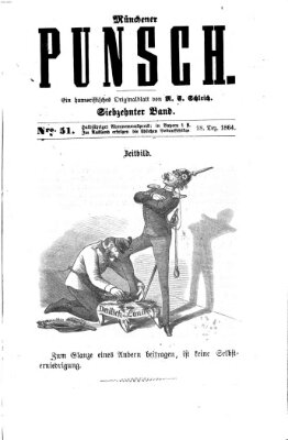 Münchener Punsch Sonntag 18. Dezember 1864