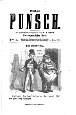 Münchener Punsch Sonntag 1. März 1868