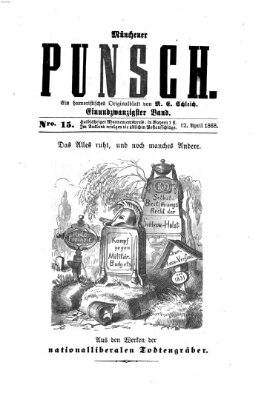 Münchener Punsch Sonntag 12. April 1868